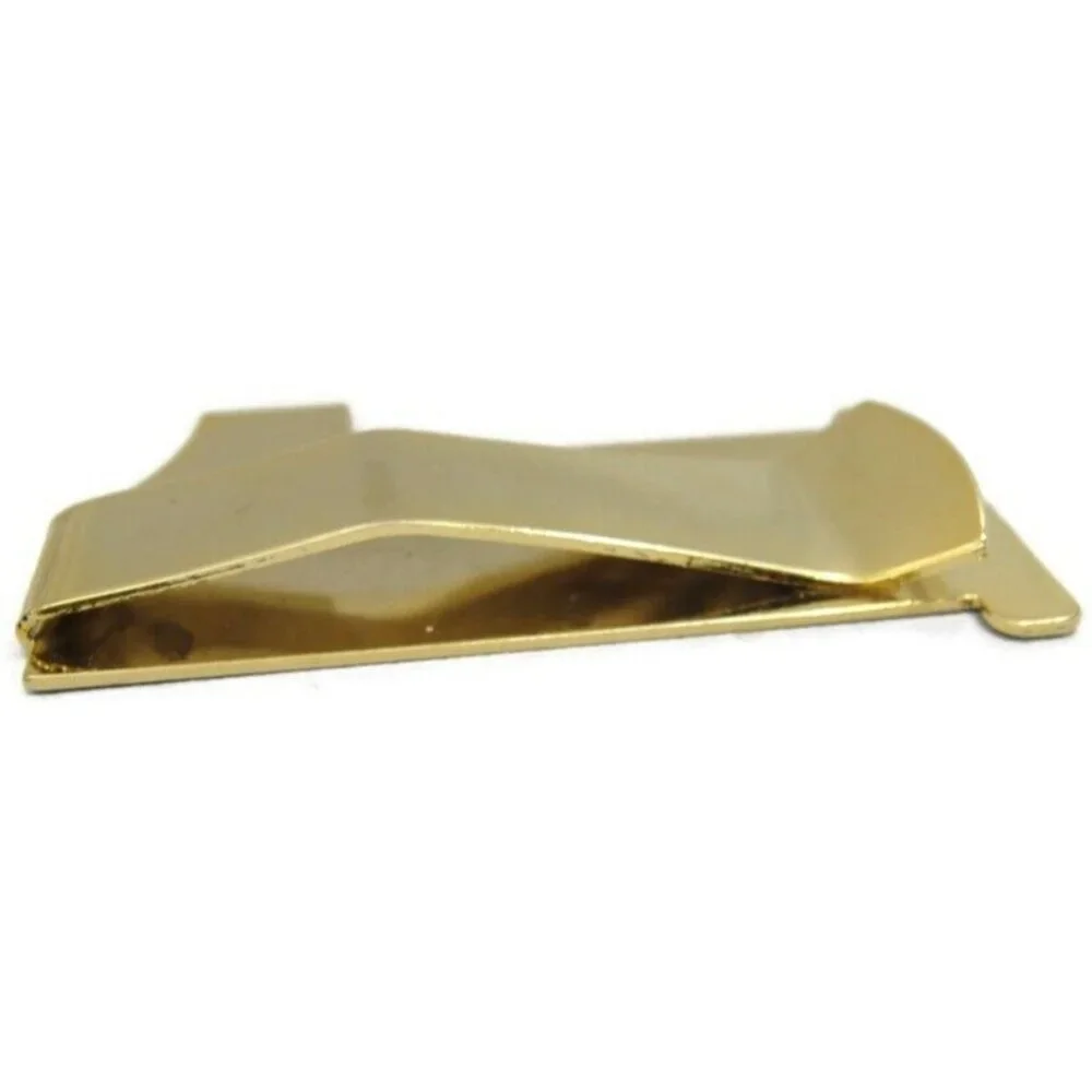 Vintage #1 Grandpa Money Clip Gold Tone Men Wallet ID Credit Card Holder